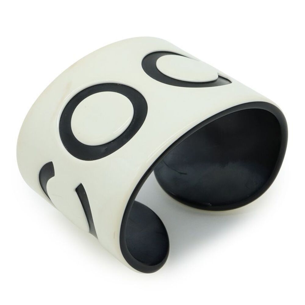 Chanel Coco Mark Bangle Open Bangle Bracelet Plas… - image 1
